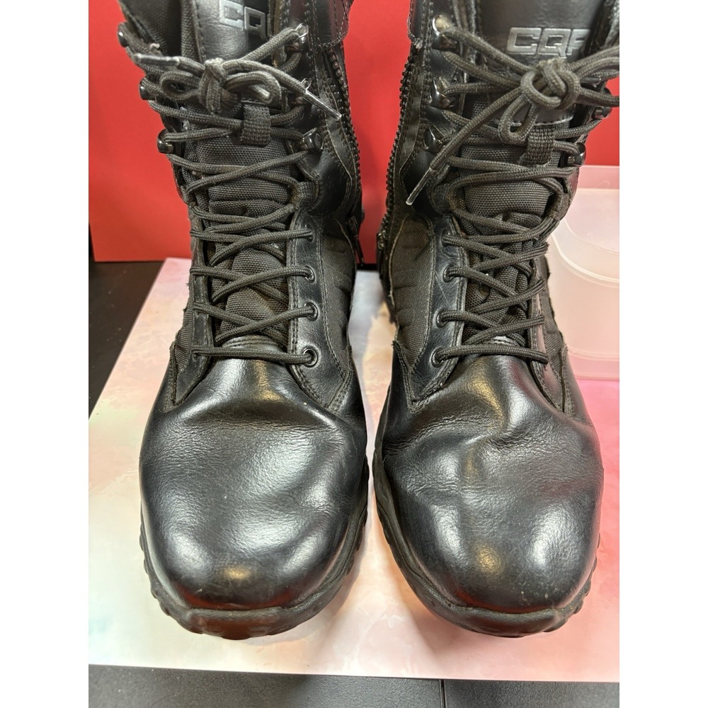 Rothco Tactical Boot Mens 5.5 Black Side Composite Toe Side Zip Police Military